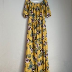 Yellow Flower Romper
